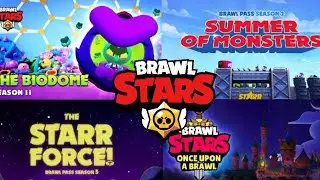 Todas as animações dos TEMPORADAS do BRAWL STARS!