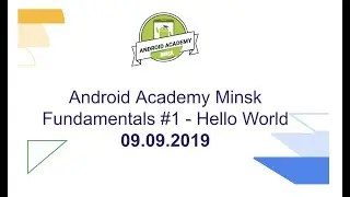 Hello World - First Project, Vasya Drobushkov - Android Developer@Ciklum