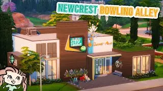 Newcrest Bowling Alley 🎳 || The Sims 4 Speed Build