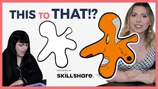 My Best Friend Draws Random Shapes & I Turn Them into Art | Casey Blake