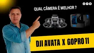 Estabilização e qualidade do drone DJI Avata X  GoPro Hero 11