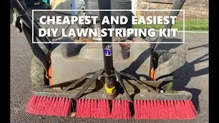Worlds Cheapest Easiest lawn Striping Kit - How To