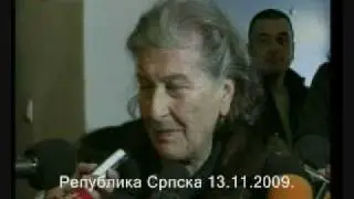 Biljana Plavsic u Bijeljini Republika Srpska 13.11.2009. †
