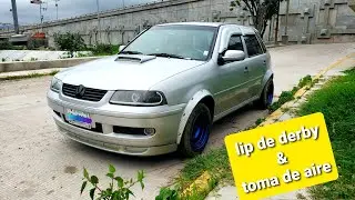 Instalamos lip de derby , toma de aire  y difusor #pointer / CASPER CHAVA