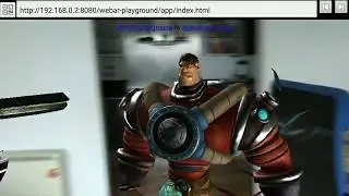 AR.js on Tango with WebAR Playground