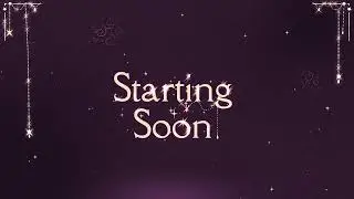 Purple Peach Shimmer Starlight Animated Stream Pack