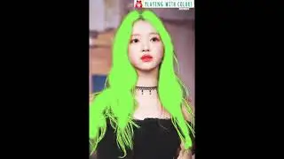 YooA oh my girl with minty hair🤯😍