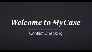 Conflict Checking