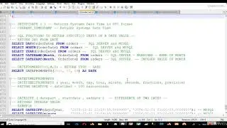 Comments in SQL  -  How to comment lines in sql queries Part 12