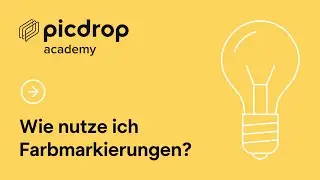 Wie funktionieren Farbmarkierungen in picdrop?