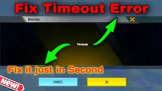 Best trick to fix Timeout Error in CODM || Easier way to Fix Loading Timeout error in CODM