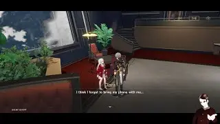 Clara tells Sora that she forgot to bring her phone to capture the views - Honkai: Star Rail