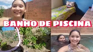 ROTINA DA MANHÃ/BANHO DE PISCINA.
