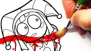 HORROR Artist vs THE AMAZING DIGITAL CIRCUS 🤡✍️
