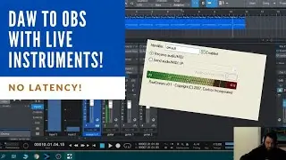 STREAM DAW & LIVE INSTRUMENTS TO OBS! (May 2020 Easy Setup)