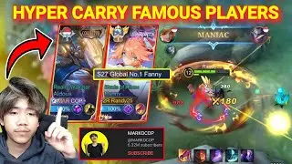 Pamer Skill FANNY GOD Depan MARKOCOP & FOX MOBA! Randy25 Carry Us | Mobile Legends