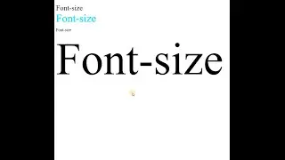 How to set Font size 