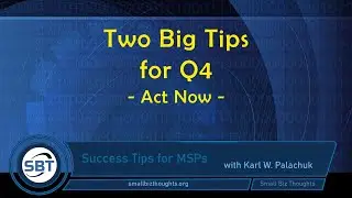 Two Important Tips for Q4 2024 - Members and Non-Members