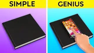 حيل طلاب كسولين 📚 تفوق في امتحاناتك بهذه الحيل! تحدي الأعمال اليدوية المدرسية من