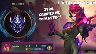 DON'T TRUST UR ADC? PLAY ZYRA SUPPORT!🌷 | Wild Rift Zyra Gameplay (Build & Runes)