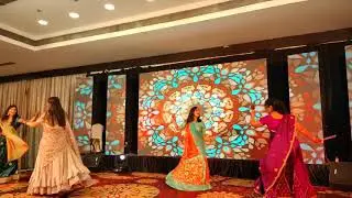 Amit kaloya choreography Gujarati Garba perform by grooms sisters