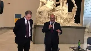Prima uscita ufficiale del ministro della cultura Gennaro Sangiuliano
