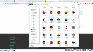 How to display country flag using image sprite