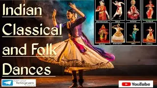 Indian Classical and Folk Dances// Classical Dances of India // #viral  #gk  #culture