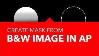 Best way to convert a BLACK AND WHITE image to a MASK using Affinity Photo