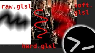 Distance fields, paintbrushes, shaders, and OpenGL hell