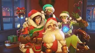 Девушка играет в Overwatch