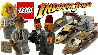 LEGO Indiana Jones Venice Canal Chase Review! 2009 set 7197!