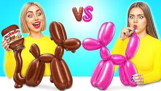 Жевательная Резинка vs Шоколадная Еда Челлендж | Вкусные Кухонные Лайфхаки от Choco DO