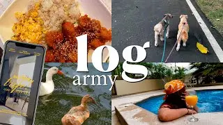 [‪아미로그‬] My ARMY-log ✨ 나의 집에서의 하루! | 시네마틱 브이로그