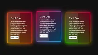Creative CSS Gradient Border Cards | How to Create CSS Gradient Border | online Tutorials