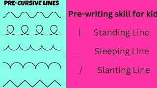Pre-writing skills for kids #standinglines #nilu'sclassroom