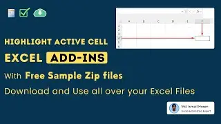 Highlight Active Cell Using VBA | Control It Using Checkbox | Free AddIn To Download