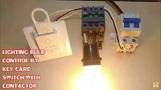 DIY KEY CARD SWITCH WITH CONTACTOR