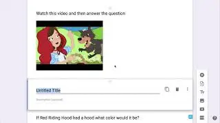 Creating a branching quiz in Google Forms