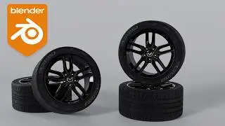 The BEST Way to model Wheels in Blender | Modelling and Shading Tutorial