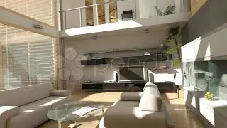 Living Room Tv. Stock Footage