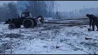 Мтз 82, очередной рабочий день