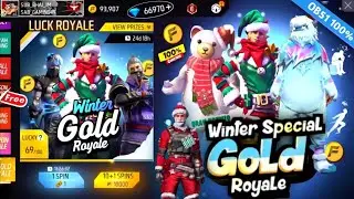Winter Special Gold Royale Free Fire 🤯 New Gold Royale Winter Special 2025 | Gold Royale Winterland