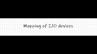 Memory mapped I/O and I/O mapped I/O in 8085