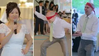 Legend has it that the groom has yet to forgive his wife 😳 Best wedding reception game🤯 #weddinggame