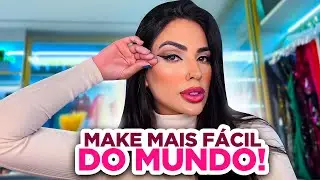 MAKE QUE FAÇO TODOS OS DIAS!!! Passo a passo…