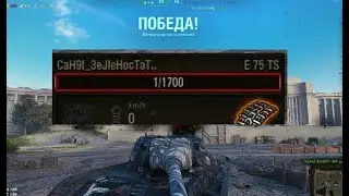 Выживаю с 1 хп на Е75тс и беру 1-го мастера