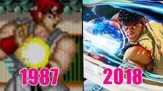 Evolution of Ryu's Hadouken (1987-2018)