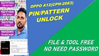 Oppo A12 PIN/PATTERN/PASSWORD  Unlock In Sp Flash Tool (NO PASSWORD IN FILE FREE