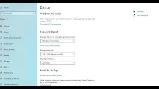 Windows 10 Display Settings | Adjust Screen & Resolution Easily